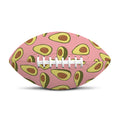 Cute Avocado Pattern Print Rugby Ball
