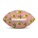 Cute Avocado Pattern Print Rugby Ball