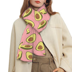 Cute Avocado Pattern Print Scarf