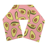 Cute Avocado Pattern Print Scarf