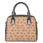 Cute Avocado Pattern Print Shoulder Handbag