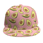 Cute Avocado Pattern Print Snapback Cap