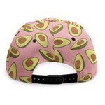 Cute Avocado Pattern Print Snapback Cap