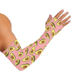 Cute Avocado Pattern Print Sun Protection Arm Sleeves
