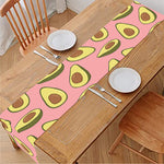 Cute Avocado Pattern Print Table Runner