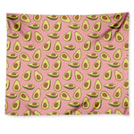 Cute Avocado Pattern Print Tapestry