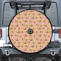 Cute Avocado Pattern Print Tire Cover With Camera Hole