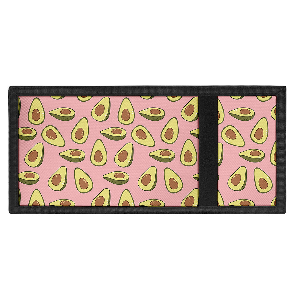 Cute Avocado Pattern Print Trifold Wallet