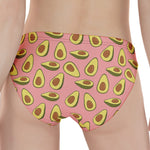 Cute Avocado Pattern Print Women's Panties