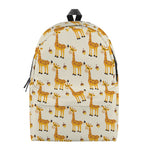 Cute Baby Giraffe Pattern Print Backpack