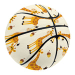 Cute Baby Giraffe Pattern Print Basketball
