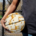 Cute Baby Giraffe Pattern Print Basketball