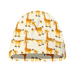 Cute Baby Giraffe Pattern Print Beanie