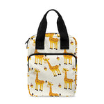 Cute Baby Giraffe Pattern Print Bible Tote Bag