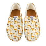 Cute Baby Giraffe Pattern Print Casual Shoes