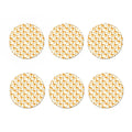 Cute Baby Giraffe Pattern Print Coaster Set
