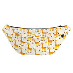 Cute Baby Giraffe Pattern Print Fanny Pack