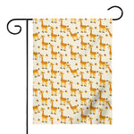 Cute Baby Giraffe Pattern Print House Flag