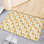 Cute Baby Giraffe Pattern Print Indoor Door Mat