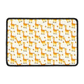 Cute Baby Giraffe Pattern Print Kitchen Mat
