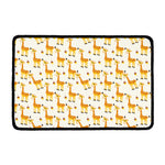 Cute Baby Giraffe Pattern Print Kitchen Mat