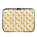 Cute Baby Giraffe Pattern Print Laptop Sleeve