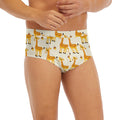 Cute Baby Giraffe Pattern Print Men's Briefs