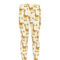 Cute Baby Giraffe Pattern Print Men's Leggings