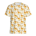 Cute Baby Giraffe Pattern Print Men's Sports T-Shirt