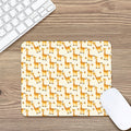 Cute Baby Giraffe Pattern Print Mouse Pad