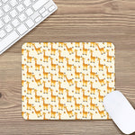 Cute Baby Giraffe Pattern Print Mouse Pad