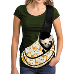 Cute Baby Giraffe Pattern Print Pet Sling Carrier