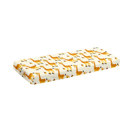 Cute Baby Giraffe Pattern Print Piano Keyboard Cover