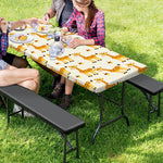 Cute Baby Giraffe Pattern Print Picnic Table Cover