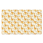 Cute Baby Giraffe Pattern Print Polyester Doormat