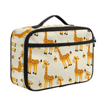 Cute Baby Giraffe Pattern Print Portable Lunch Bag