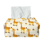 Cute Baby Giraffe Pattern Print Rectangle Tissue Box Cover