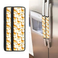 Cute Baby Giraffe Pattern Print Refrigerator Handle Covers