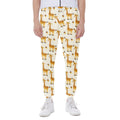 Cute Baby Giraffe Pattern Print Joggers