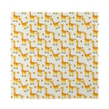 Cute Baby Giraffe Pattern Print Silk Bandana