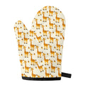 Cute Baby Giraffe Pattern Print Single Oven Mitt