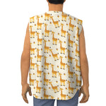 Cute Baby Giraffe Pattern Print Sleeveless Baseball Jersey