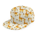 Cute Baby Giraffe Pattern Print Snapback Cap
