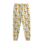 Cute Baby Giraffe Pattern Print Sweatpants