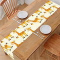 Cute Baby Giraffe Pattern Print Table Runner