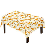 Cute Baby Giraffe Pattern Print Tablecloth