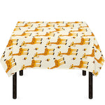 Cute Baby Giraffe Pattern Print Tablecloth