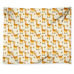 Cute Baby Giraffe Pattern Print Tapestry