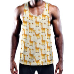 Cute Baby Giraffe Pattern Print Training Tank Top