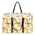 Cute Baby Giraffe Pattern Print Utility Tote Bag